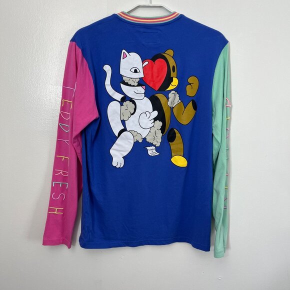 Ripndip X Teddy Fresh 2.0 Long-Sleeve‎ T-Shirt Size S - Picture 2 of 4